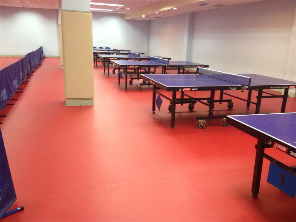 毕节乒乓球场PVC运动地板